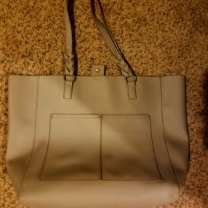 Gray shoulder bag